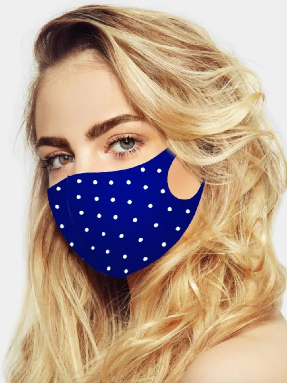 Navy Blue Rhinestone Face Mask NWT Sealed | Crystal Dot Reusable Washable Mask